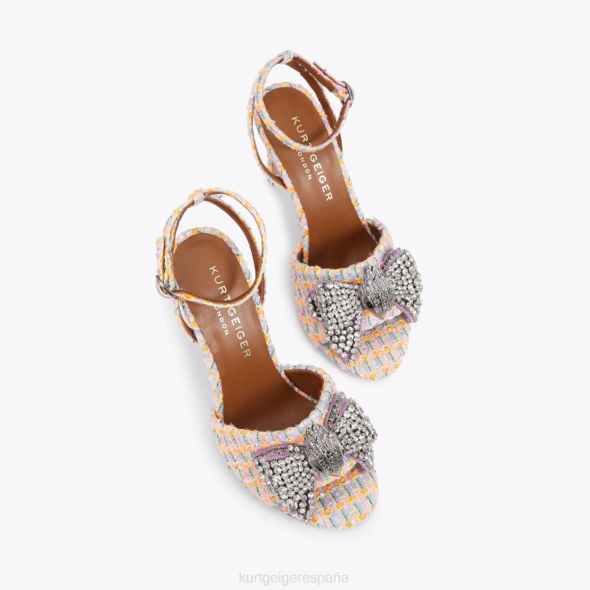 Kurt Geiger mujer sandalias london kensington con lazo 2LPR289 | calzados naranja